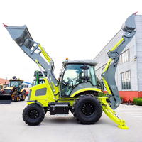 Nouvelle Mini-chargeuse-pelleteuse 4x4 de 8 tonnes avec moteur diesel CE EPA, Tracteur agricole et Excavatrice