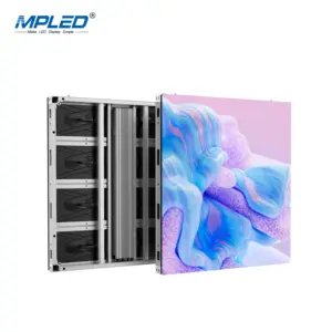 MPLED 야외 Led 광고 화면 간결하고 아름다운 P2.85 P4 P6.25 벽 초박형 장착 LED 스크린 광고판