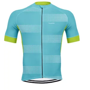 Camisa respirável para ciclismo masculina, secagem rápida, venda por atacado, design personalizado, camisa de ciclismo