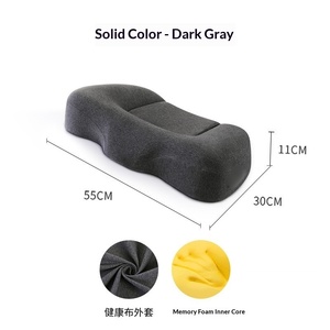 Customizable U-<b>Shape</b> Cervical Neck Pillow Spine Support Memory <b>Foam</b> Core Contour Design <b>for</b> Airplane Camping Removable Washable - Product Image 5