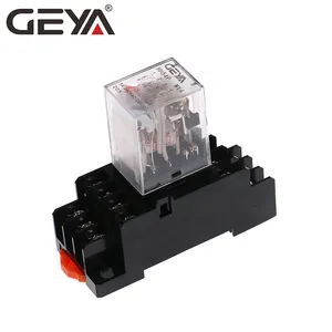 GEYA HH54P AC220V 범용 릴레이 전자기 소형 코일 릴레이 HH54P MY3 14 핀 AC 220V 5A