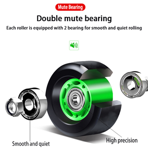 Xách tay tập thể dục bụng bánh xe con lăn tập thể dục tập thể dục cho đào tạo cơ bắp cho nhà hoặc phòng tập thể dục sử dụng bền EVA vật liệu thép - Product Image 4