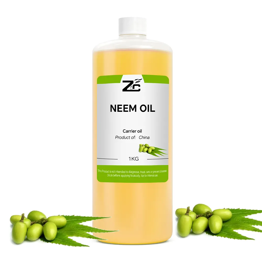 Venta al por mayor a granel Etiqueta Privada aceite de neem pesticidas 100% aceite de neem orgánico natural puro para el cabello
