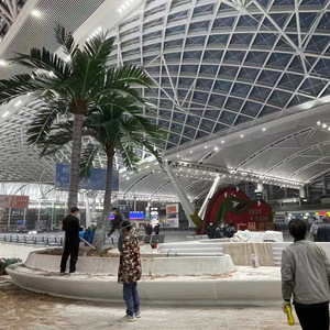 Nuevo Banco de Arte Creativo de Piedra Mágica, Irregular, de Hormigón UHPC, para Árboles, Plazas, Jardines Exteriores, Origen Foshan - Product Image 1