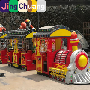 Treno Turistico JingChuang <span class=keywords><strong>Thomas</strong></span> Tank Engine Nuovo Treno Antincendio per Punti Panoramici, Auto da Turismo, Treno Senza Binari per Piazze e Parchi Divertimento, Treno da Esterno - Product Image 1