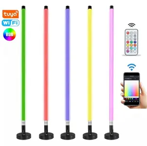 Barra de tubo RGB sem fio USB portátil atmosfera mostrar luz fresca neon música KTV DJ lâmpada de palco