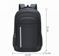 Sac à dos pour ordinateur portable tendance pour affaires avec port USB, idéal pour les achats en gros