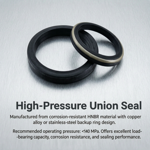 ซีลยางกันฝุ่นสำหรับปั๊มโคลน สีดำ ทำจาก NBR PU คอมโพสิต ขนาด 1 ถึง 4 นิ้ว แบบยืดหยุ่น - Product Image 1