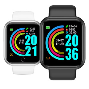 <span class=keywords><strong>Reloj</strong></span> Inteligente Y68 D20 <span class=keywords><strong>Fitpro</strong></span> con Pantalla Táctil, Monitor de Ritmo Cardíaco, Rastreador de Actividad Física, Multifunción, <span class=keywords><strong>Reloj</strong></span> Inteligente Cuadrado - Product Image 2