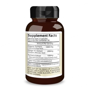 Extractos de Cúrcuma en Cápsulas, Suplemento Dietético para la Salud de las Articulaciones, para Hombres y Mujeres, en Oferta - Product Image 6