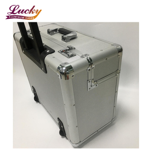 <span class=keywords><strong>New</strong></span> Phong Cách Cứng Nhôm Máy Tính Xách Tay Kinh Doanh Con Lăn Ngắn Gọn Trường Hợp Xe Đẩy Nghề Cán Thí Điểm Trường Hợp Cho Du Lịch - Product Image 5