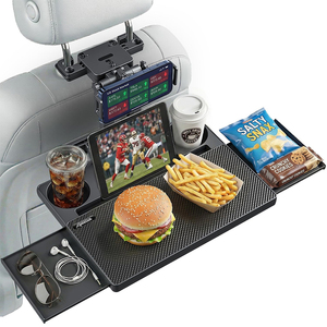 <b>Car</b> Back Seat Tray <b>Table</b> Stable for Rear Passenger Eating Work Multifunctional Adjustable with Phone Holder Vehicle pallet - Product Image 2