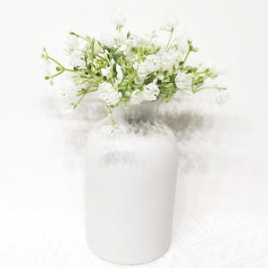Bouquet de mariage en plastique au toucher réel, fausses plantes, fleurs artificielles de gypsophile blanches, décoration de mariage - Product Image 3