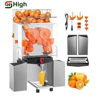 Fruit Sinaasappelsap Citroensap Commerciële Elektrische Automatische Citrus Sinaasappelpers Squeezer Machine