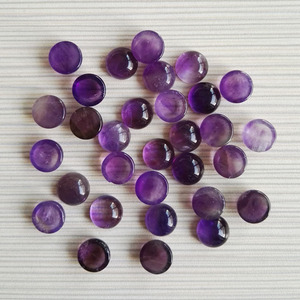 Cabochons de pierres précieuses perles de pierre naturelle 12mm Cabochons ronds en cristal de quartz <span class=keywords><strong>pour</strong></span> boucle <span class=keywords><strong>d</strong></span>'oreille collier bracelet fabrication de bijoux - Product Image 5
