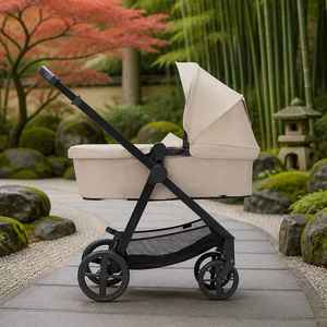 Forro Interior <span class=keywords><strong>de</strong></span> Lino para Cochecito <span class=keywords><strong>de</strong></span> Bebé, Capa Protectora <span class=keywords><strong>de</strong></span> Color Negro, Plegable, para Bebés <span class=keywords><strong>de</strong></span> 0 a 3 Años - Product Image 1
