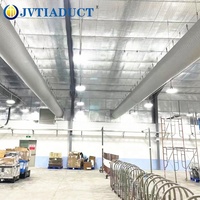 Système de conduits en tissu moderne personnalisé Ventilation flexible industrielle pour systèmes CVC Entrepôts Hôtels Hôpitaux Ateliers