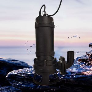 Pompe submersible industrielle hydraulique électrique haute pression pour dragage de sable et de boues d'égouts - Product Image 2