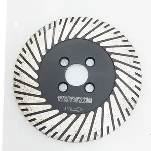 125 mm Turbo Sintered Diamond Segment Diamond Dry Cutting Blade Circular Disc for Hand Grinder for Stone Concrete Ceramic Cut