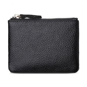 Monedero Pequeño de Cuero Vacuno con Diseño Personalizado e Iniciales para Mujer, Organizador de Monedas, Bolsa para Llaves, Cartera con Cierre - Product Image 4