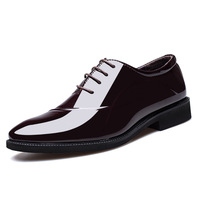 Chaussures habillées et de mariage pour hommes, à lacets, à bout fermé, légères et respirantes