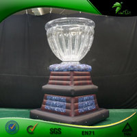 Modèle de trophée gonflable géant, trophée de champion gonflable personnalisé pour événement sportif