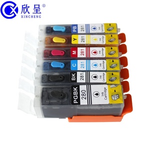 Hộp mực PGI 280xxl CLI 281xxl 280 281 với mực nhuộm cho <span class=keywords><strong>Pixma</strong></span> TS702/tr7520/tr8520/<span class=keywords><strong>TS6120</strong></span>/ts6220/s8120/ts8220/ts9120/ts9521c - Product Image 5