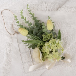 CallaFloral ผนังดอกไม้ประดิษฐ์แบบแขวน พร้อมดอกทิวลิปและไฮเดรนเยีย สำหรับตกแต่งงานแต่งงานและบ้าน CF01072 - Product Image 1