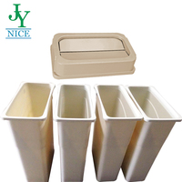 Classification du papier Poubelle de bureau idéale pour la collection latérale du bureau Poubelle à cendres de parc carrée avec couvercle Poubelle en plastique Slim Jim