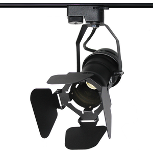 Luminaria de Aluminio de Superficie GU10 con Puerta de Granero y Carcasa de Pared de 4 Hojas, Soporte para Luz <span class=keywords><strong>LED</strong></span> de Riel para Aplicaciones en Centros Comerciales - Product Image 3