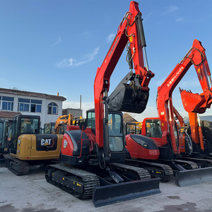 Excavadora Hidráulica Usada Yanmar ViO80 Mini de 8 Toneladas con Giro Cero de Cola, Original de Japón, 2022, Pocas Horas de Uso - Product Image 3