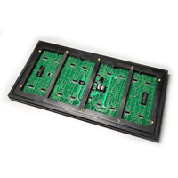 Modul Layar LED DIP P10 Luar Ruangan Berkualitas Tinggi IP65 Tahan Air 5000cd Refresh Rate Tinggi Merah Biru Hijau Kuning Putih