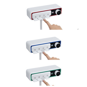 Sistema Doccia Moderno a Parete in Rame <span class=keywords><strong>Bianco</strong></span> con <span class=keywords><strong>Soffione</strong></span> Rotondo - Product Image 4