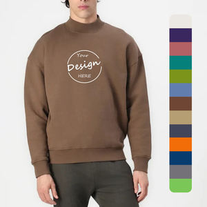 ผู้ผลิต OEM ขายส่งเสื้อสเวตเชิ้ตคอเต่าผ้าฟลีซหนานุ่มคุณภาพสูงแฟชั่นสำหรับผู้ชาย รับสกรีนโลโก้ตามสั่ง - Product Image 1