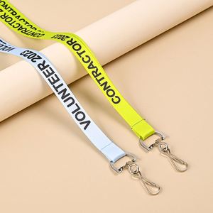 Custom Print <b>Polyester</b> <b>Lanyard</b> Personalized Logo Safety Neck Strap Silk Screen Printing Sublimation <b>Lanyards</b> - Product Image 2