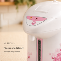 Distributeur d'eau chaude électrique 3L avec indicateur de niveau d'eau visible, en acier inoxydable, pour hôtel, chambre d'hôtes, café