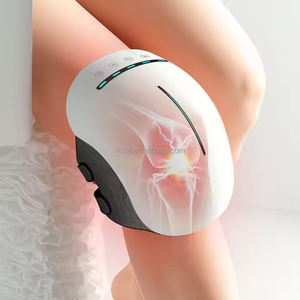 Masajeador de rodilla eléctrico inalámbrico con vibración con terapia de calor y luz roja para el cuidado del dolor articular Kreain - Product Image 1
