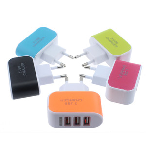 Chargeur mural USB triple 3.1A à prix avantageux, chargeur de téléphone portable LED à 3 ports, adaptateur de voyage pour la maison - Product Image 2