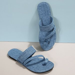 Summer Ladies Platform Slip-on Open Toe Slippers with Rubber Outsole for Outdoor <b>Beach</b> Use Comfortable Fashion Trend JFXSHOES - Product Image 4