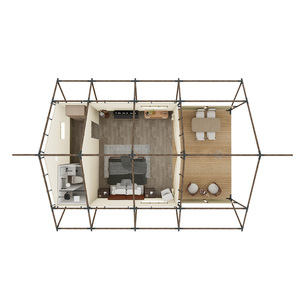 Lona resistente Warm Safari <span class=keywords><strong>Tent</strong></span> Glamping Hotel para pareja y familia - Product Image 3