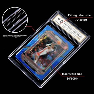 Boîte <span class=keywords><strong>de</strong></span> rangement transparente pour cartes <span class=keywords><strong>de</strong></span> collection 35PT Scoring pour Grading Card Brick BaoCui GongBo Star Card <span class=keywords><strong>Yu</strong></span>-<span class=keywords><strong>Gi</strong></span>-<span class=keywords><strong>Oh</strong></span> PTCG Pokémon - Product Image 4