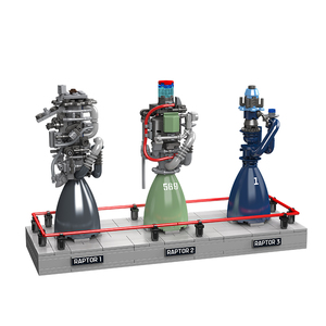 Mould King 10247 Raptor <strong>Rocket</strong> <strong>Engine</strong> Creative Toys Game Toys Technology Entertainment <strong>Model</strong> Building Blocks - Product Image 1