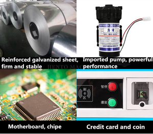 Chất lượng cao nước máy bán hàng tự động/thương mại nước máy bán hàng tự động/push button hoặc quẹt thẻ nước máy bán hàng tự động - Product Image 2