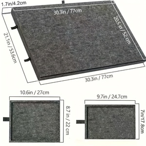 <b>6</b> in 1 Decorative Puzzle Board Tiltable Desk <b>Drawers</b> Holds 1000pcs Home Decor Educational Storage Organizer - Product Image 5