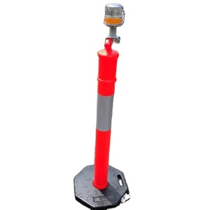 Séparateur de voie routière en plastique pour la sécurité routière au Canada et en <span class=keywords><strong>Australie</strong></span>, délimiteur de 6 kg et 8 kg, poteaux en PE, bornes de signalisation - Product Image 4