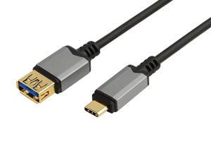 USB 3.0 nữ Loại C nam Adapter kết nối cáp 1m chiều dài kim loại đầu bện che chắn tương thích Android Máy tính đồng bộ - Product Image 2