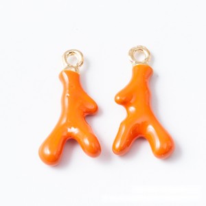 <span class=keywords><strong>Colgante</strong></span> de aleación dorada con forma de río de coral y esmalte, para la creación de tobilleras de playa - Product Image 3