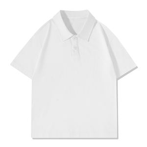 Polo de Manga Corta de Algodón Puro de 200g para Niños, Camiseta de Algodón con Cuello, Logotipo Personalizable - Product Image 6