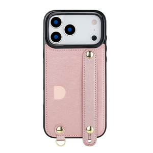 เคสหนัง PU ดีไซน์หรูหราสำหรับ iPhone 16 15 Plus พร้อมสายคล้องข้อมือ, เคสหนังสำหรับ iPhone 17 Pro พร้อมสายคล้อง - Product Image 4