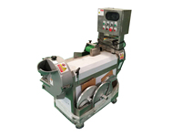Productielijn aardappel- en plantain/bananenchips snijmachine/snijder, mixer, friteuse, semi-automatisch, food grade roestvrij staal